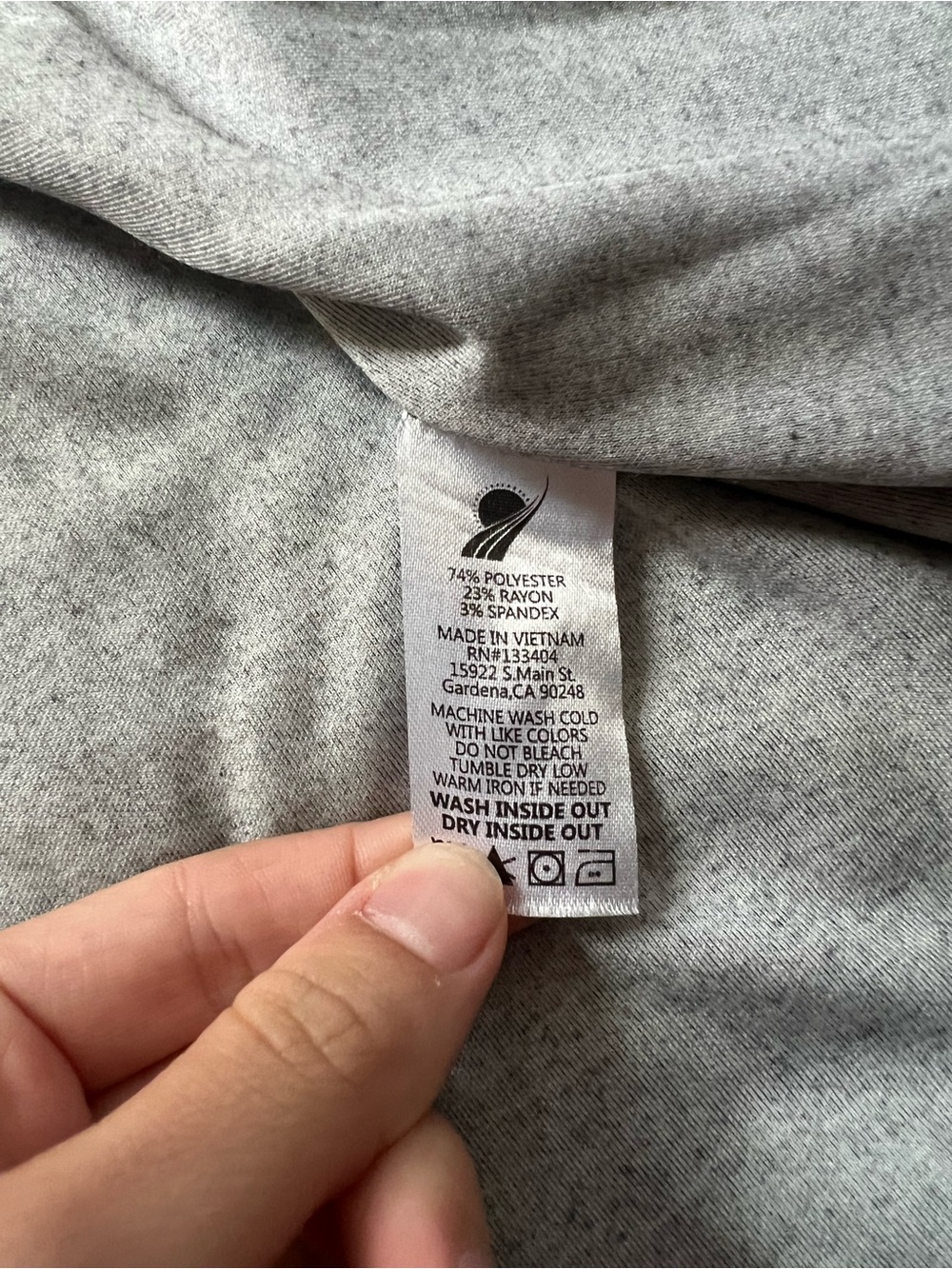 Fundamental Coast Women’s Large Gray Stretch Performance Button-Up Tunic Shirt L - Picture 6 of 9